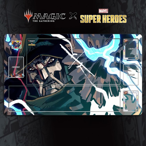 Mtg marvel playmat tcg - marvel,