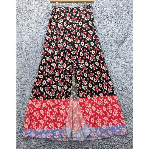 Maxi gonna patchwork floreale