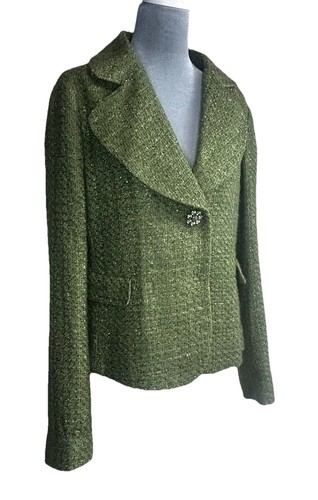 Giacca blazer verde cactus liu - giacca,