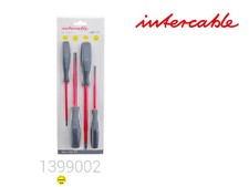 Intercable 1399002 Futur 2 Set Giraviti Cacciaviti elettricista 1000V Blister
