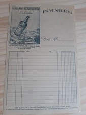 Facture originale Chartreuse