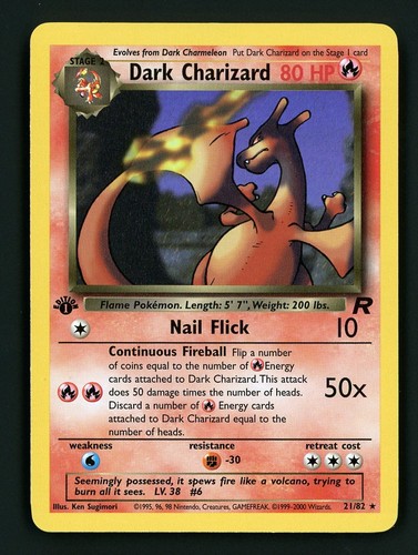 Dark charizard rara - dark,