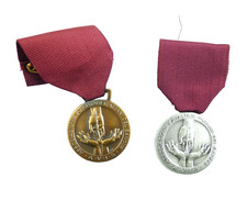 SET  VECCHIE MEDAGLIE ARGENTO
