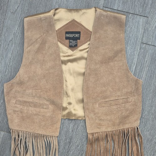 Gilet passaporto vera pelle - gilet,