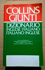 COLLINS   DIZIONARIO INGLESE iTALIANO iNGLESE  Ed.GIUNTI pag.990  Usato 