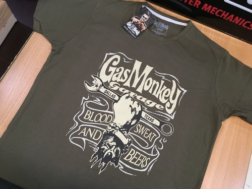 Shirt gas monkey - t-shirt, garage