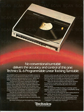 1984 technics turntable - technics, sl-6