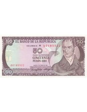 Colombie 50 Pesos Oro - 1986 -