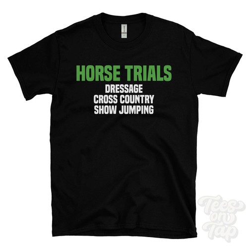 Maglietta salto horse trial - horse,