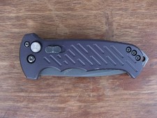 Gerber, 06, Drop Point, seghettato, nero, ingranaggio tattico, coltello da tasca, usato in ottime condizioni! RARO!