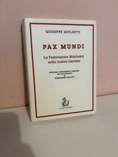 Libro Pax Mundi Di Giuseppe