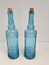 (2) Vaso decanter vintage in