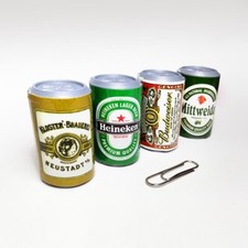 x4 LATTINA BIRRA Heineken Kloster Mittweida Birra Miniatura Frigo Calamita Cucina 