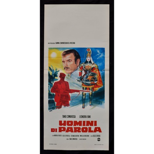 Locandina uomini parola - di,