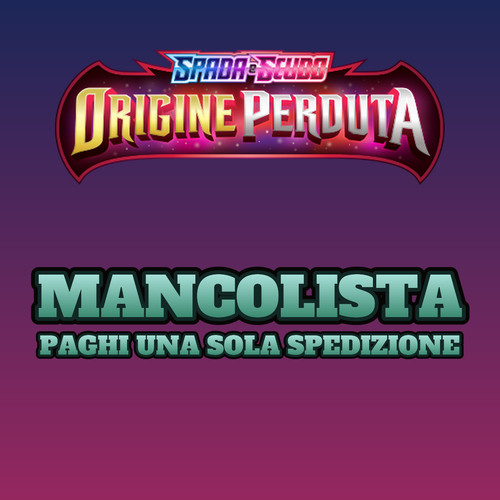 Mancolista origine perduta - perduta,