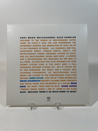 Sacd sony music multichannel - sony,