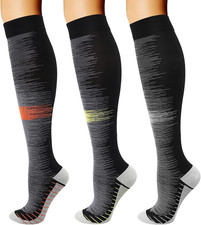 Calze a Compressione Graduata per Uomo E Donna Calze Elastiche Sportive per Atle