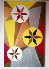 Dipinto geometrico con colori
