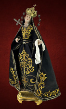 Madonna Addolorata Pieta' Statua Vestita a manichino  53 cm