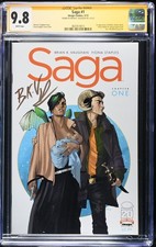 Saga #1 CGC SS 9.8 FIRMATO