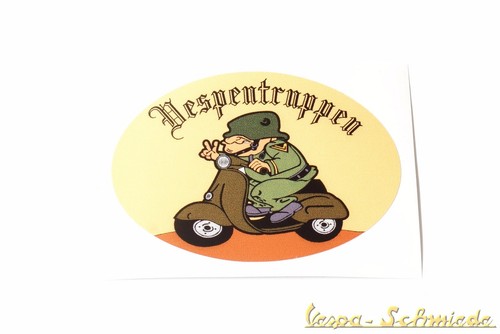 Adesivo vespa truppe vespen - adesivo,