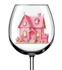 12x Adesivo Vinile Casa Pan di