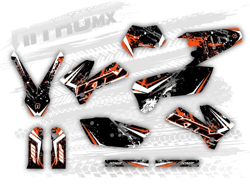 Kit grafica nitromx per ktm - grafica,