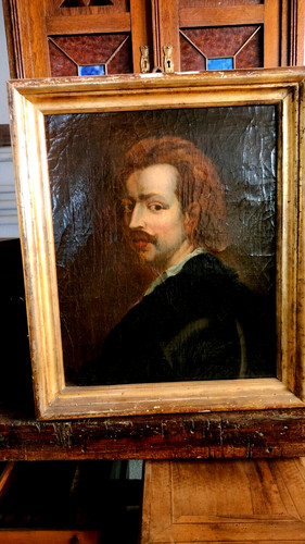 Antico dipinto ritratto - antico,