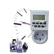 Timer digitale presa elettrica temporizzata programmabile 220V + funzione random