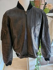 Giacca pelle nera antica - nera,