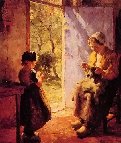 Dipinto olio evert pieters - dipinto,