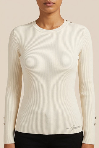 Maglia guess jeans - jeans, bianco
