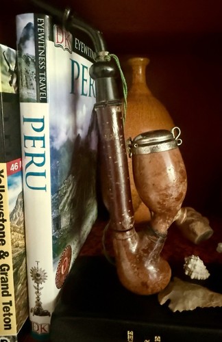 Antica pipa tabacco cinese - antica,