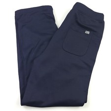 Pantaloni da pista AMI doppia righe regular fit blu navy da uomo taglia large $400
