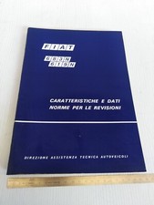 manuale caratteristiche dati revisioni originale 1968 Fiat 683 N 619 N 683N 619N