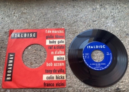 Mina italdisc giri cielo - giri, il