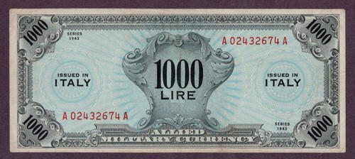 Italia 1000 lire banconota - italia,