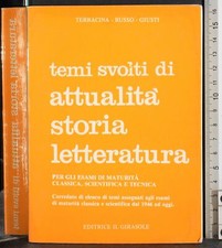 TEMI SVOLTI DI ATTUALITÀ