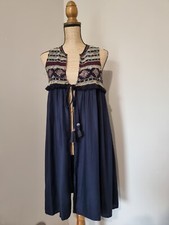 ZARA TRF : GILET VESTE BOHEME