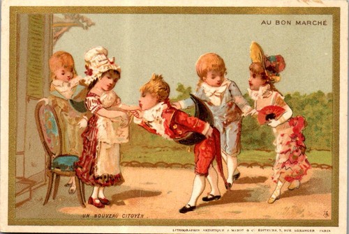 Chromos bon marche voir - au,