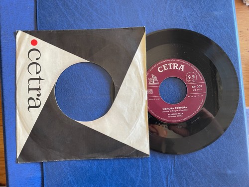 Disco giri claudio - claudio, villa
