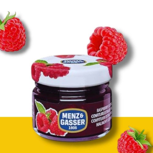 Marmellata lamponi 28g menz - marmellata,
