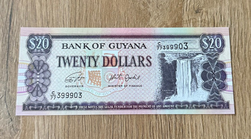 Guyana dollari 2018 unc - 20, /
