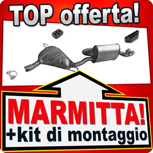 Silenziatore posteriore per - silenziatore,