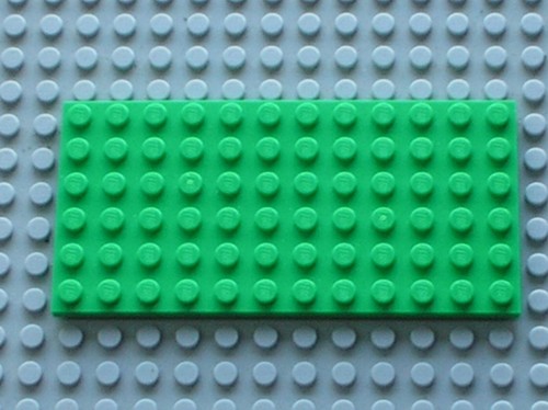 Lego bright green plate - lego,