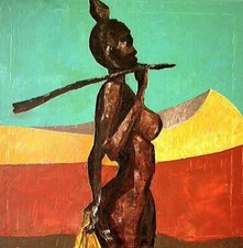 Quadro Moderno - Olio su tela - Tecnica a spatola - 60 X 60 - "Dune Nude"