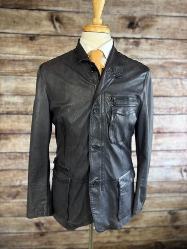 Valentino leather jacket - jacket, size