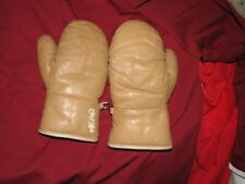 Vintage Head USA guanti sci winter ski  gloves  padded genuine leather '70s 