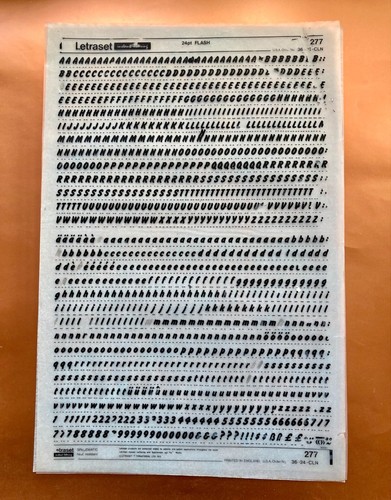 Letraset 277 flash 24pt dry - 277,