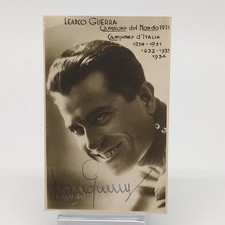 Cartolina Learco Guerra con